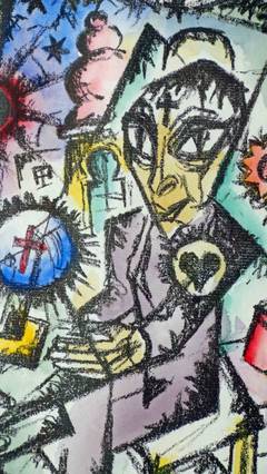 "Memories" Hand-Colored Lithograph by Werner Schramm