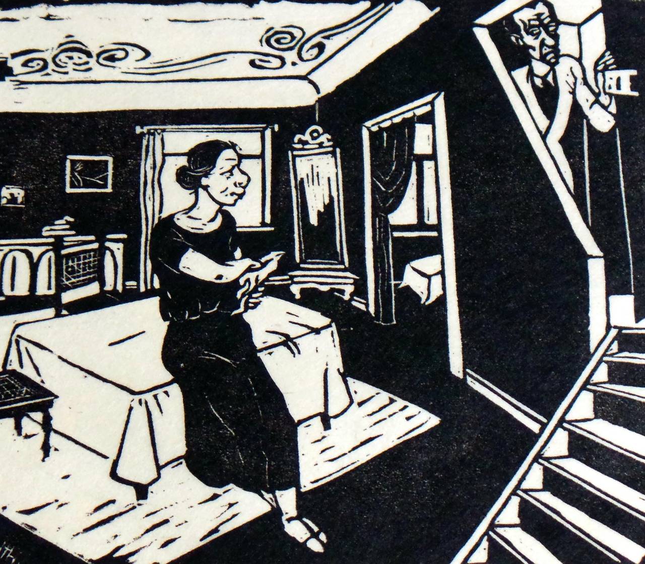 "Episoden 1 through Episoden 6" Woodblock Prints by Walther Katzenstein