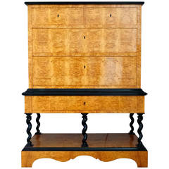 Chest of Drawers in Two Sections by Otto Schulz Circa 1920s