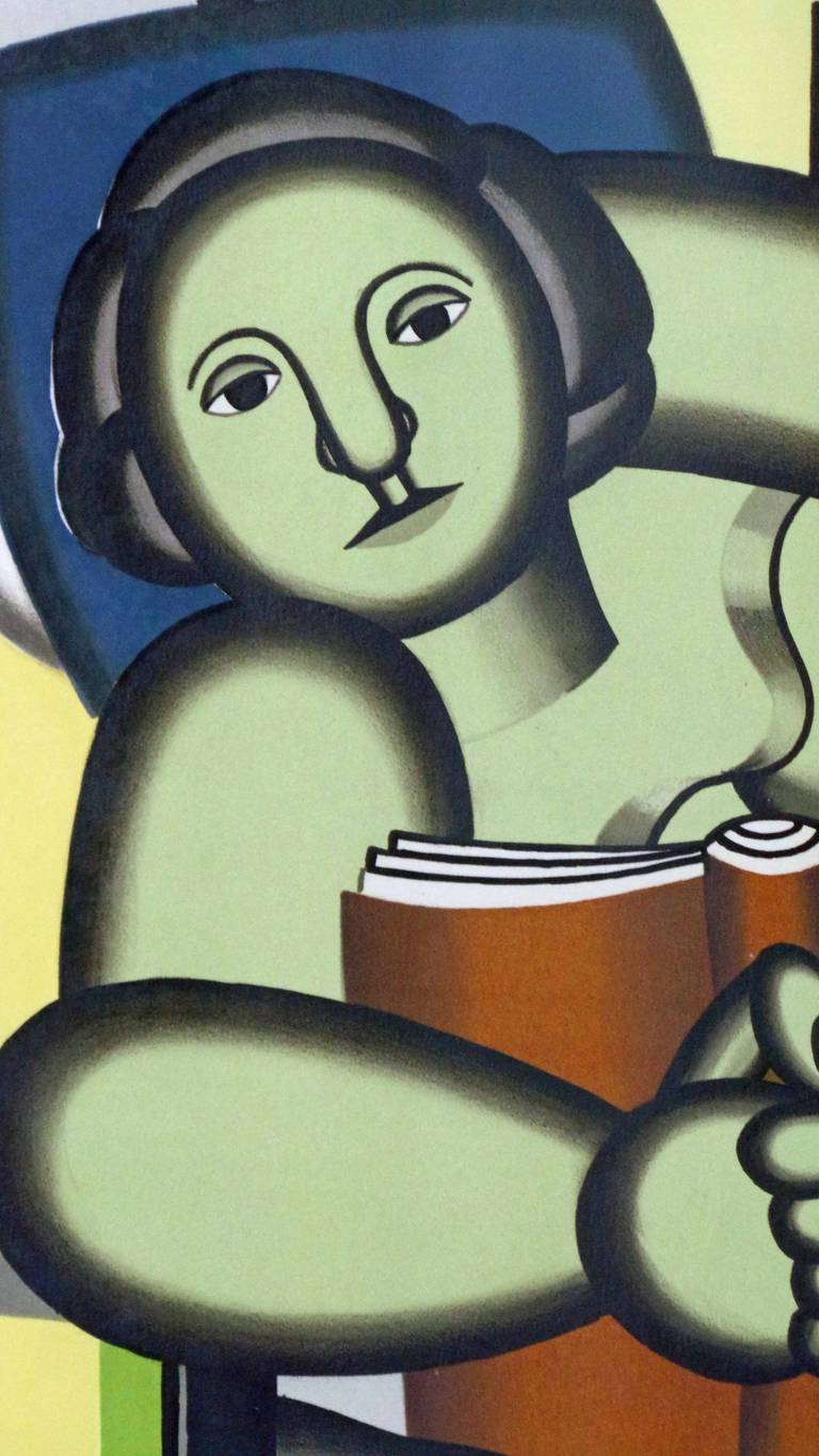 "La Lecture" Print by Fernand Léger