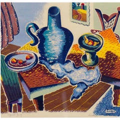 "Aqua Jug" Print by Phillip Hicken