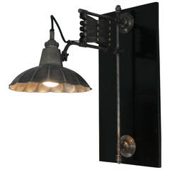Industrial Extension Wall Lamp Circa 1940s