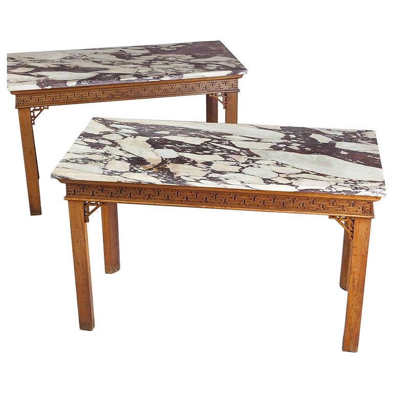 Pair of II Side Tables at 1stdibs