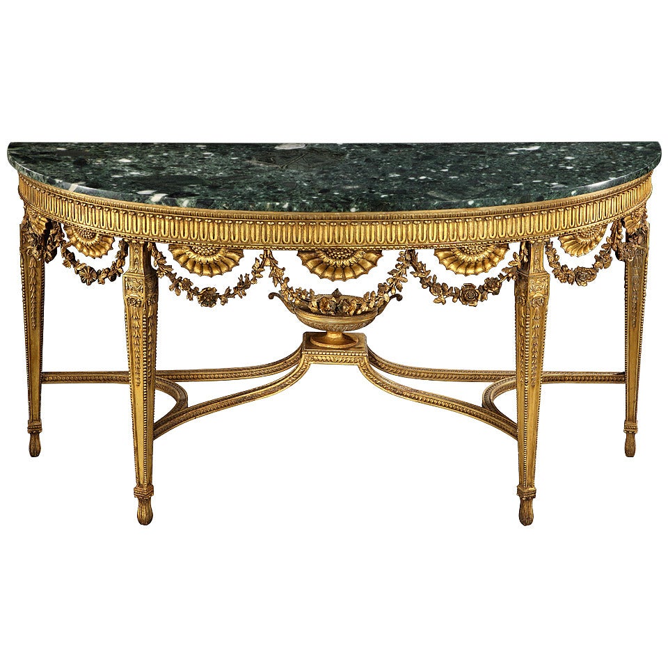 George III Style Giltwood Pier Table For Sale