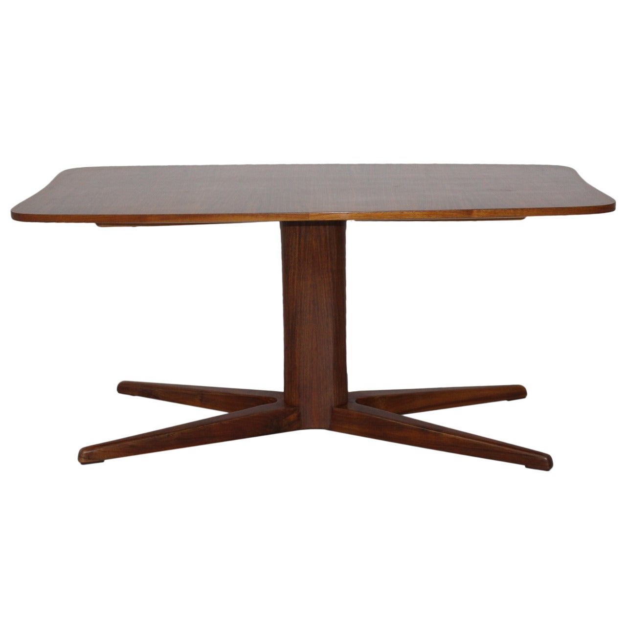 Mid-Century Modern Vintage Walnut Coffee Table Oswald Haerdtl, 1949 Austria For Sale