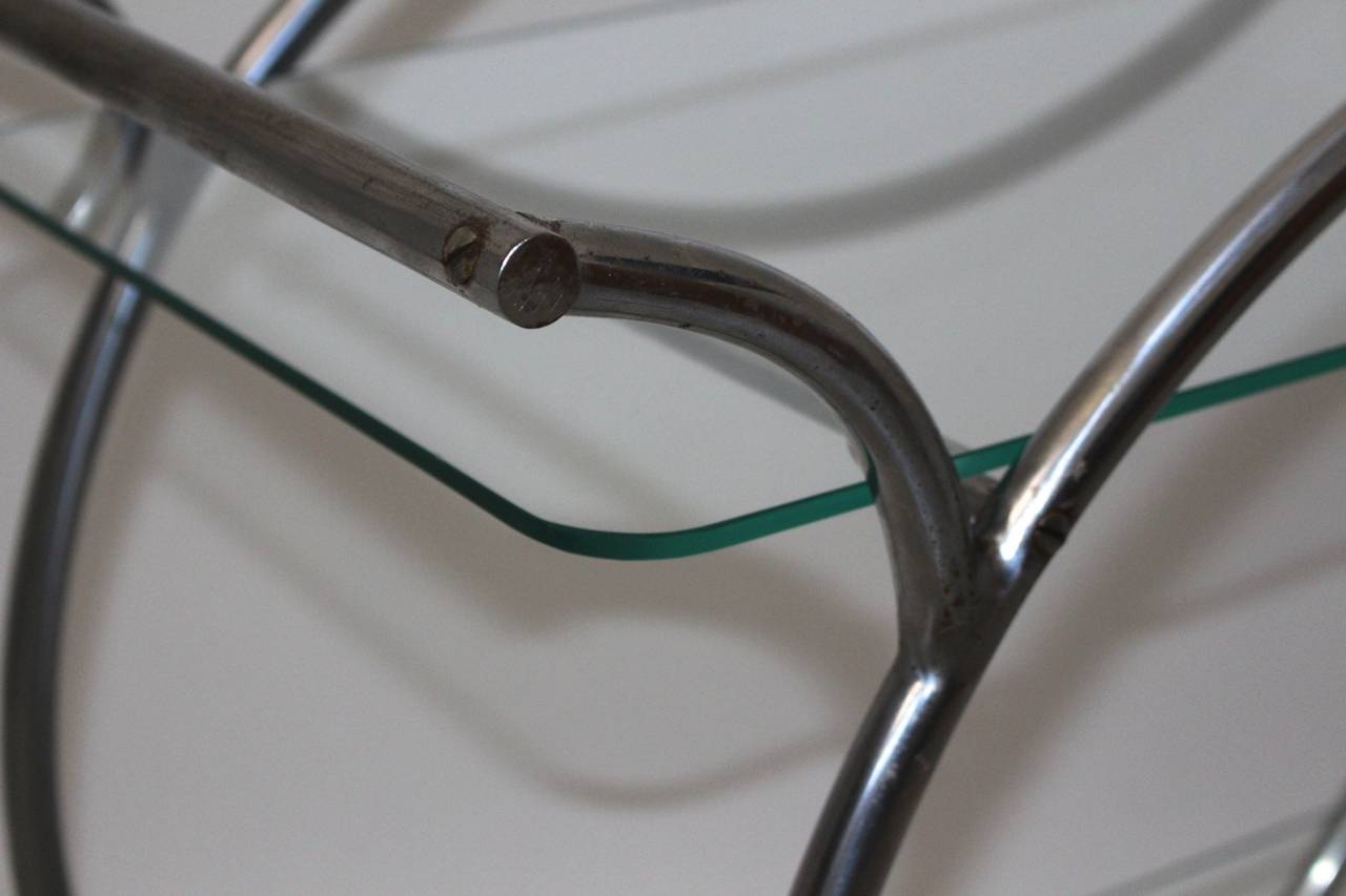 Art Deco Vintage Metal Bar Cart Staatliches Bauhaus Dessau attr Germany c 1928 2