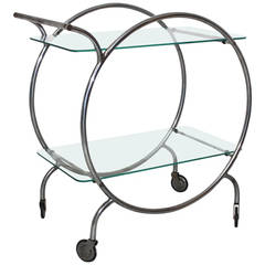 Art Deco Bar Cart Attributed to Staatliches Bauhaus Dessau, Germany, c. 1928 8