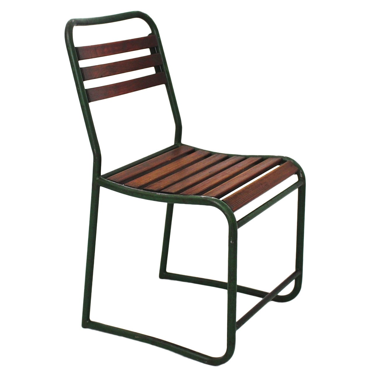 Mid Century Modern Max Fellerer Eugen Wörle Vintage Garden Chair Steel 1948 For Sale