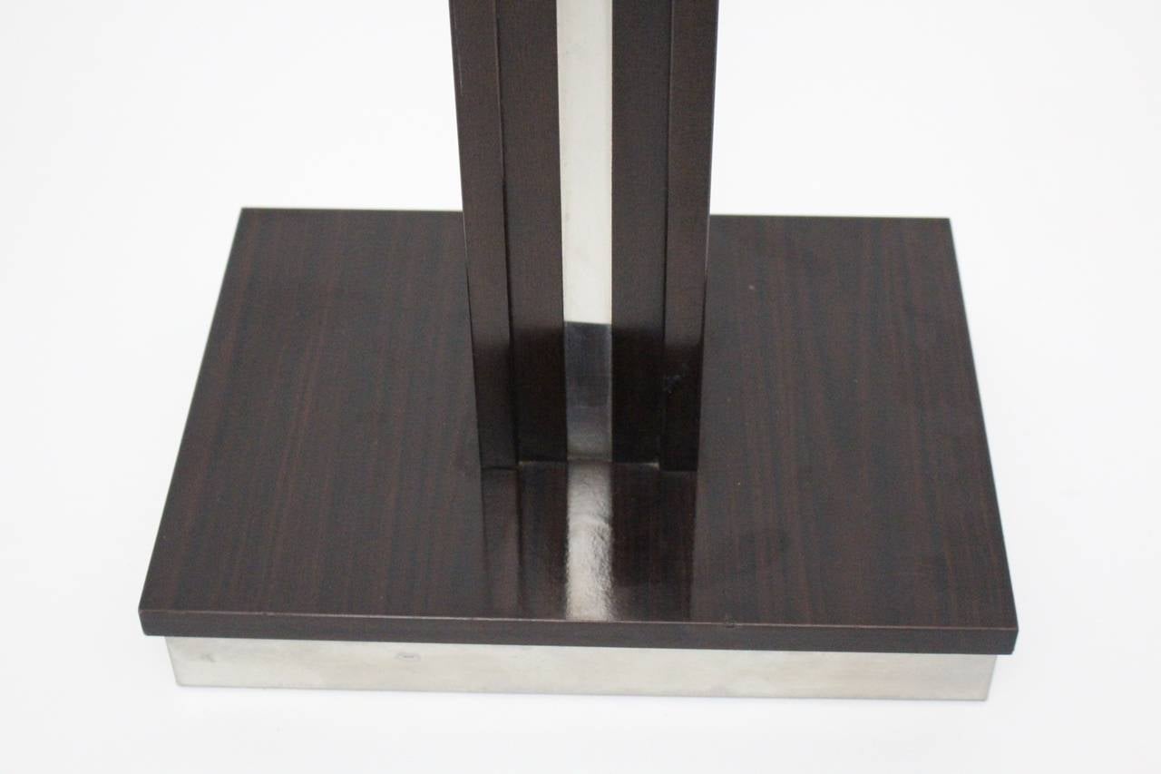 Chrome Pierre Cardin attributed Vintage Rosewood Coat Stand or Coat Rack France 1970s For Sale