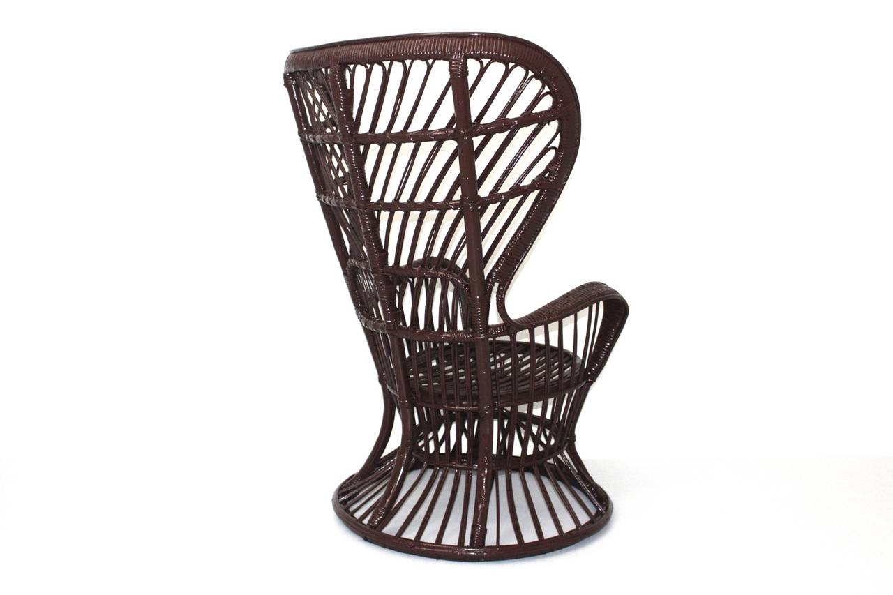  Wicker Chairs designed by Lio Carminati, Italy, circa 1948 In Good Condition In Vienna, AT