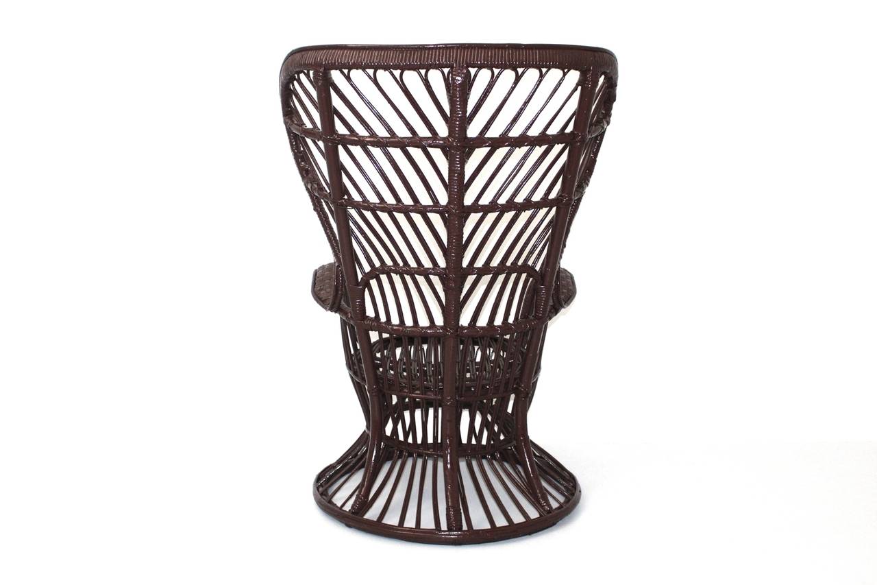 Hand-Crafted  Wicker Chairs designed by Lio Carminati, Italy, circa 1948