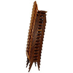 Stacking Chairs P7 by Roland Rainer 1952 Vienna Austria 1
