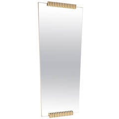Italian Mid Century Modern Conical Wall Mirror 1950s 1