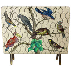 Piero Fornasetti Italian Mid Century Magazine Rack