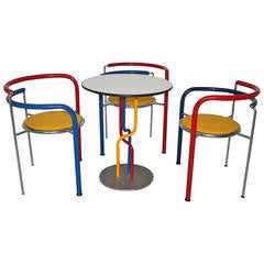 Multicolored Seating Group by Rud Thygesen and Johnny Sorensen Denmark c 1989 3