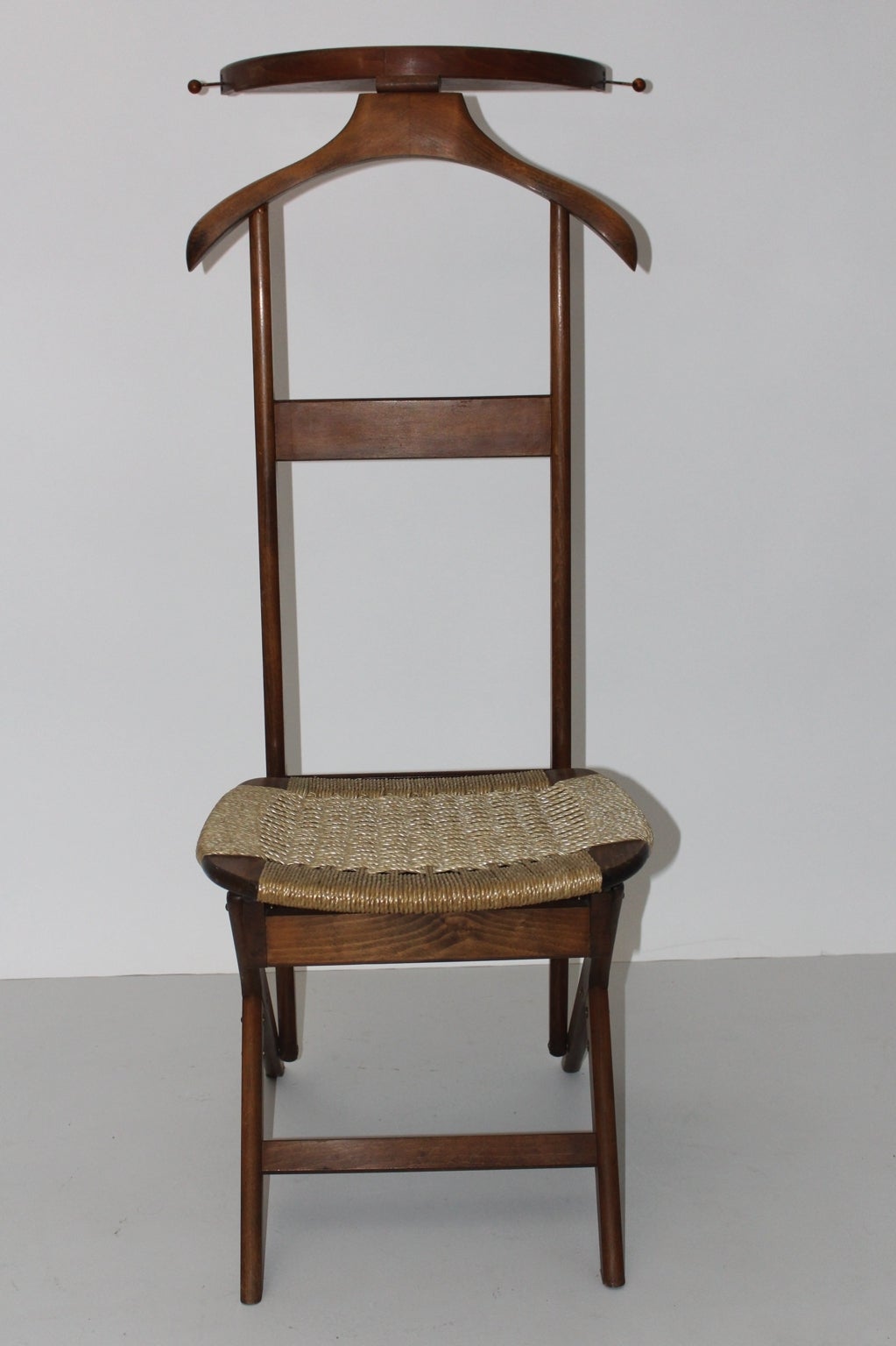 Italian Mid Century Modern Beechwood Valet Chair by Ico & Luisa Parisi, Italy 1950s