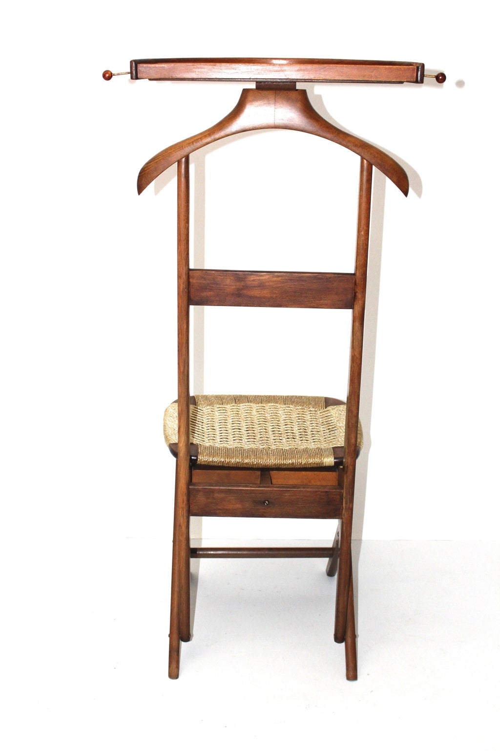 Mid Century Modern Beechwood Valet Chair by Ico & Luisa Parisi, Italy 1950s 1