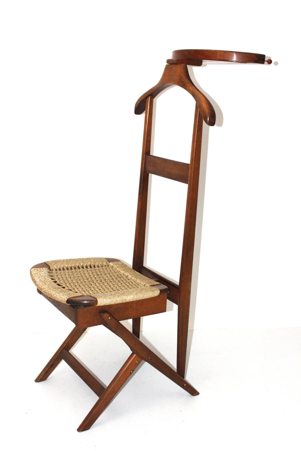 Mid-20th Century Mid Century Modern Beechwood Valet Chair by Ico & Luisa Parisi, Italy 1950s