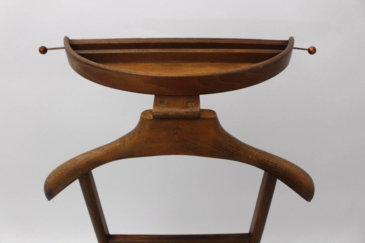 Mid Century Modern Beechwood Valet Chair by Ico & Luisa Parisi, Italy 1950s 3