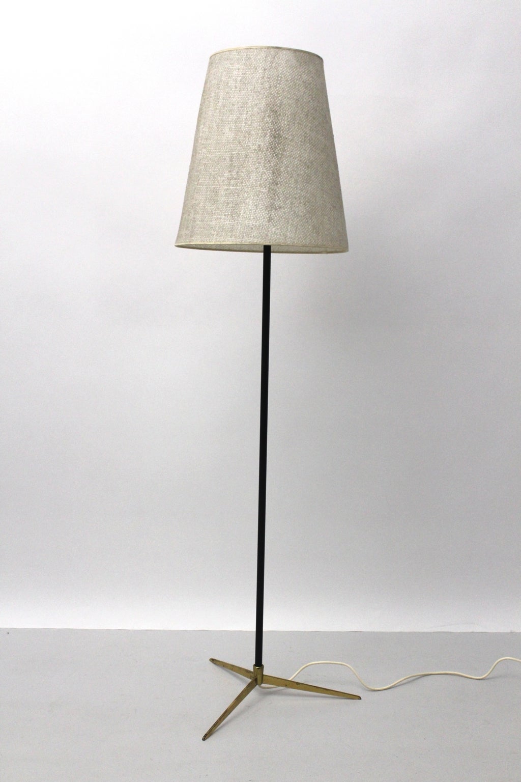 Austrian Mid Century Modern Floor Lamp Model Micheline by Kalmar Vienna Austria 1960 For Sale