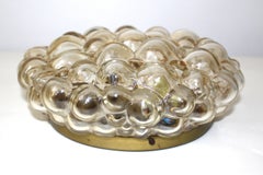 Mid century Modern Vintage Flush Mount by Helena Tynell Glashütte Limburg 1960