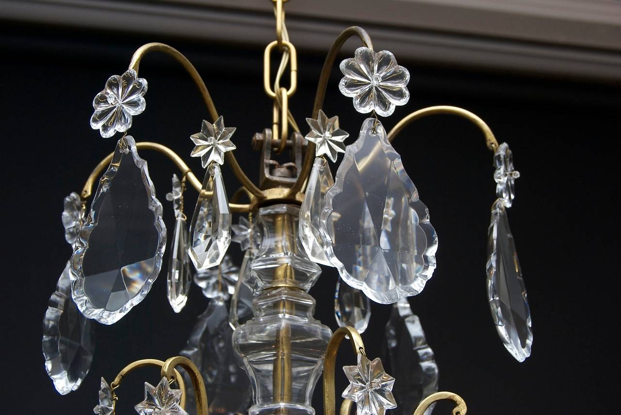 19th Century Antique French Crystal Chandelier in the Style of Louis XV For Sale 2