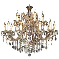 20th Century Crystal Chandelier in the Style of 'Maria Theresia'