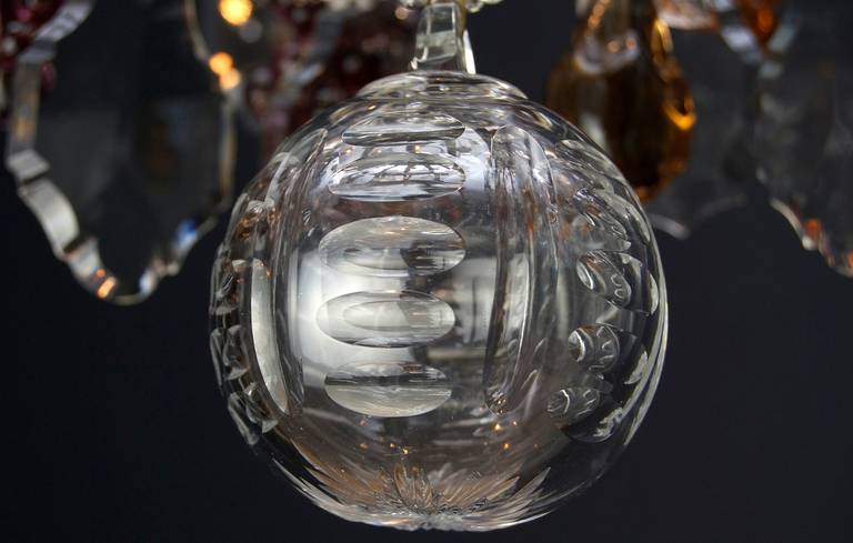 20th Century Extraordinary Original French Fruit Chandelier in Louis XV Style For Sale 5