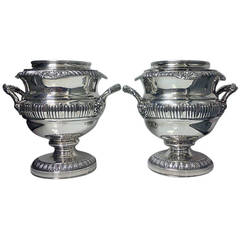 Georgian Old Sheffield Wine Coolers, England, circa 1815