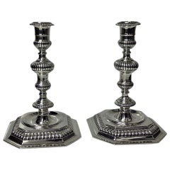 Retro Carrington Silver Candlesticks London