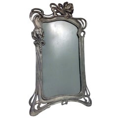 Antique Art Nouveau Mirror Argentor, circa 1900