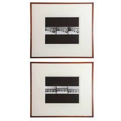 Two Framed Photographic Prints by Thomas League