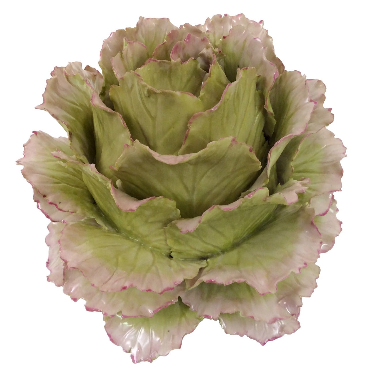 Boston Lettuce Porcelain Objet d
Art