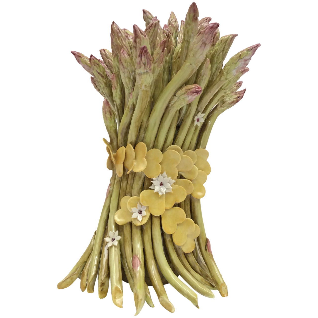 Large Asparagus in Pale Yellow, Porcelain Objet d
Art For Sale