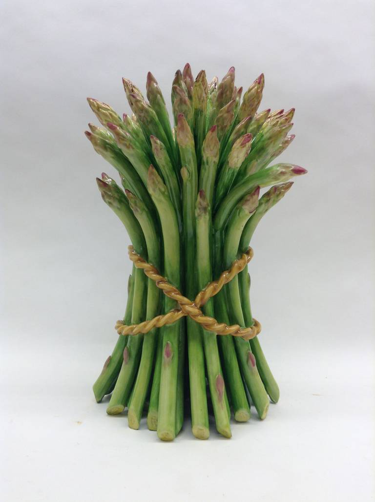 American Asparagus Porcelain Centerpiece For Sale