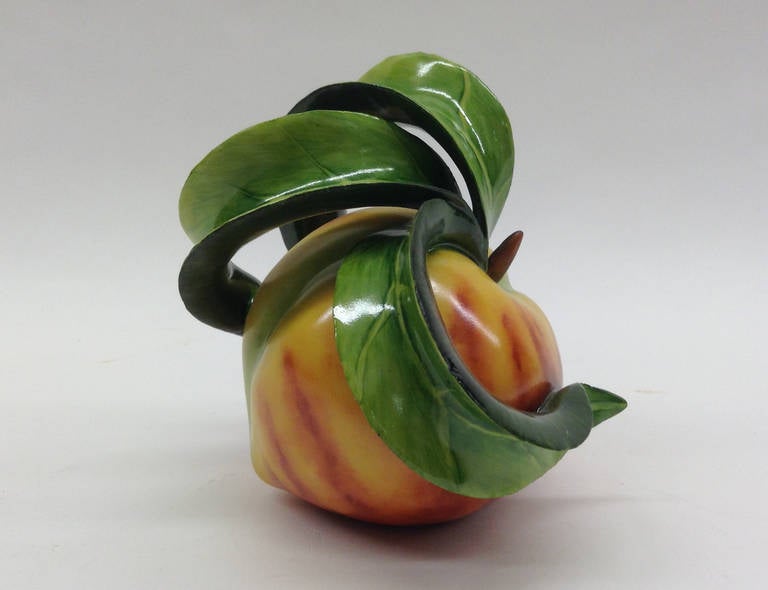 Georgia Peach Porcelain Objet d'Art