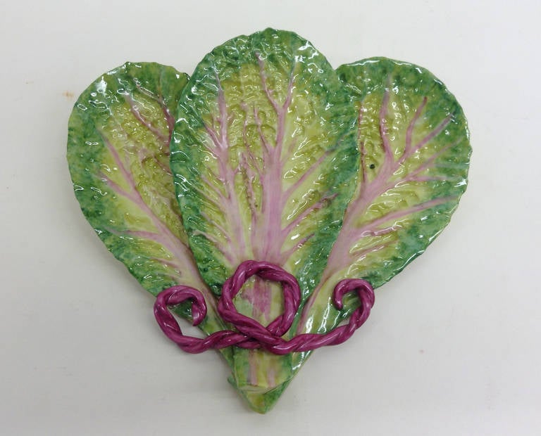 small bundle of cabbage leaves perfect for holding pins, rings and small objects. this is a one of a kind handcrafted piece

Katherine Houston is a living artist working in an 18th century technique, adapting the techniques and masterful creations