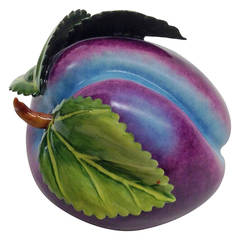 Luscious Plum Porcelain Centerpiece Display