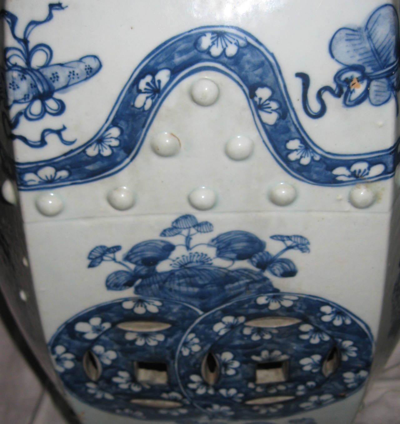 Siège de jardin en porcelaine d'exportation chinoise du 20e siècle en vente 1