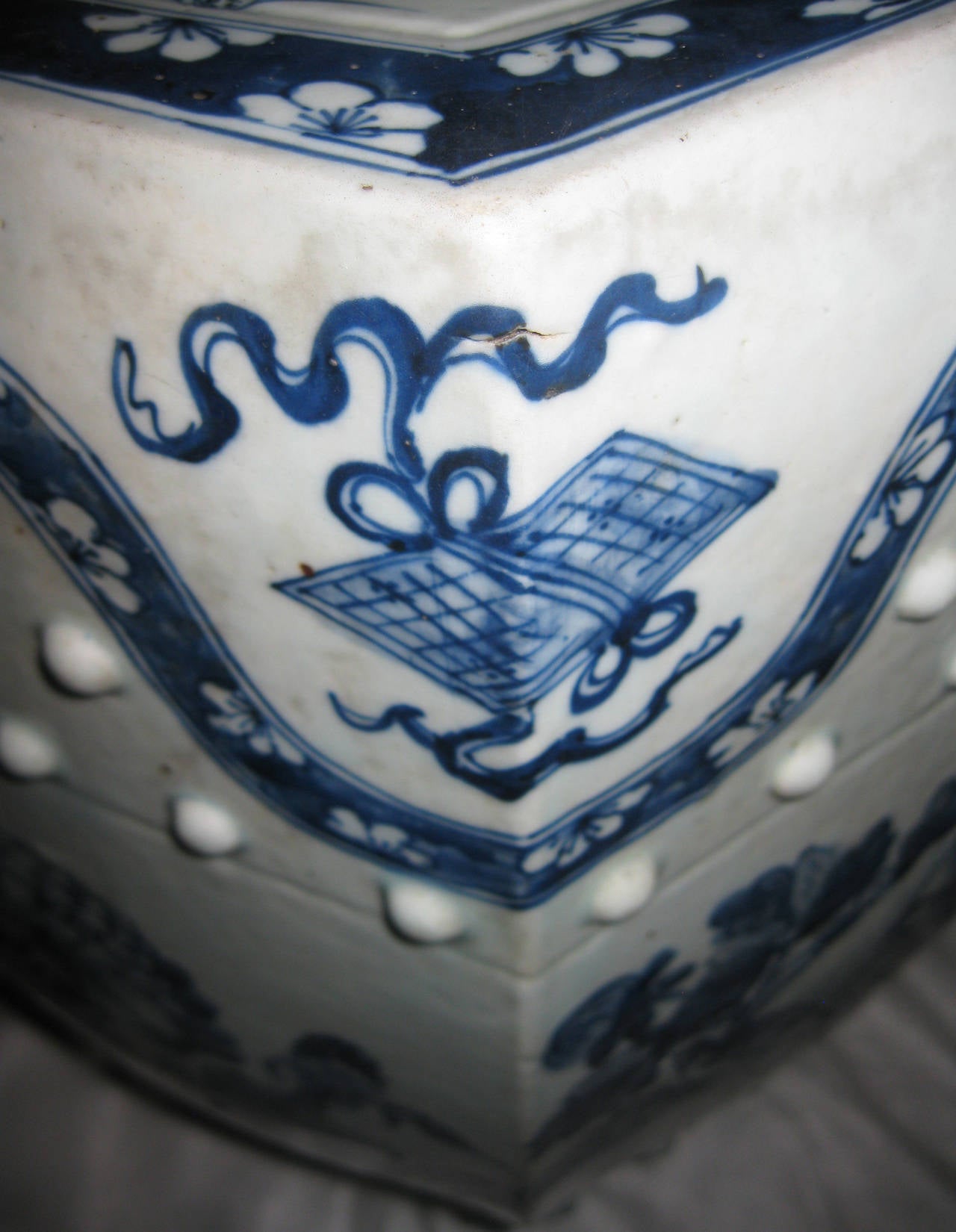 Siège de jardin en porcelaine d'exportation chinoise du XXe siècle en vente 2