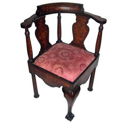 18th Century Chippendale Style Corner Chair 4