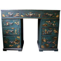 19th Century Chinese Chippendale English Desk