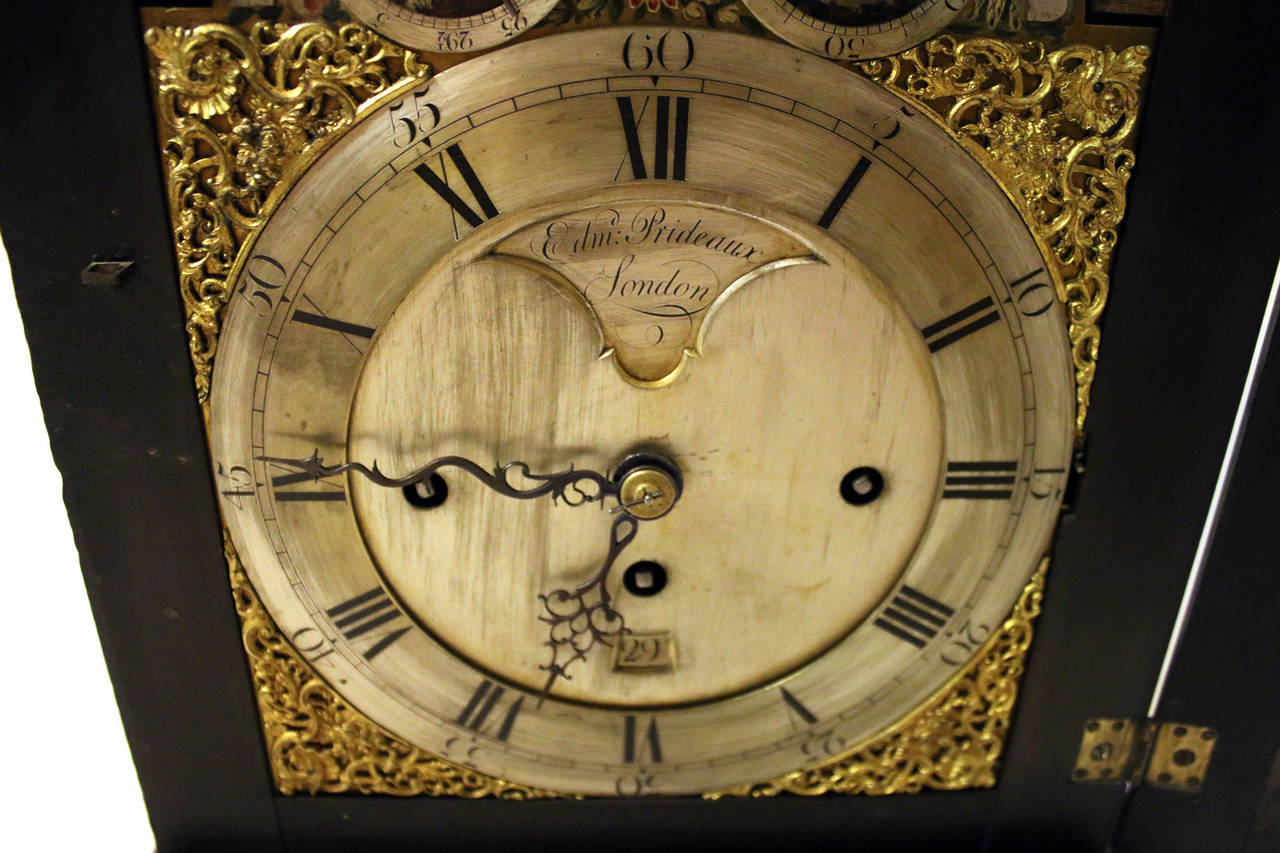 English 18th Century Bracket Clock by E. Prideaux