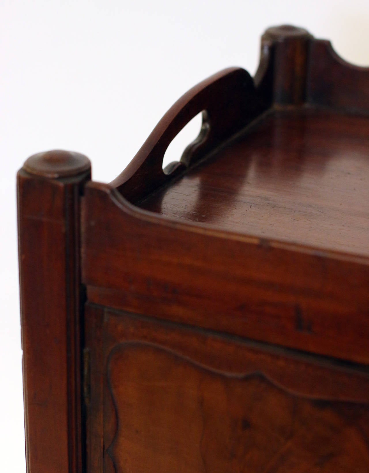 mahogany bedside table