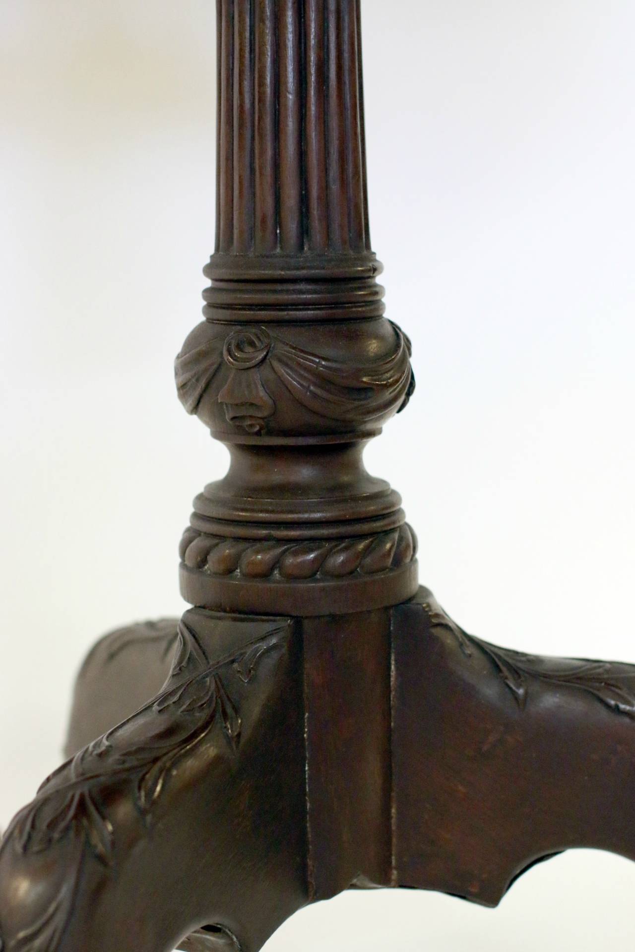 19th century Chippendale Style Tilt-Top Table 3
