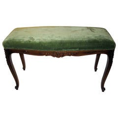 19th Century Louis XV Upholstered Bench