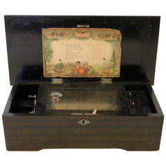 Antique 19th Century Swiss Music Box