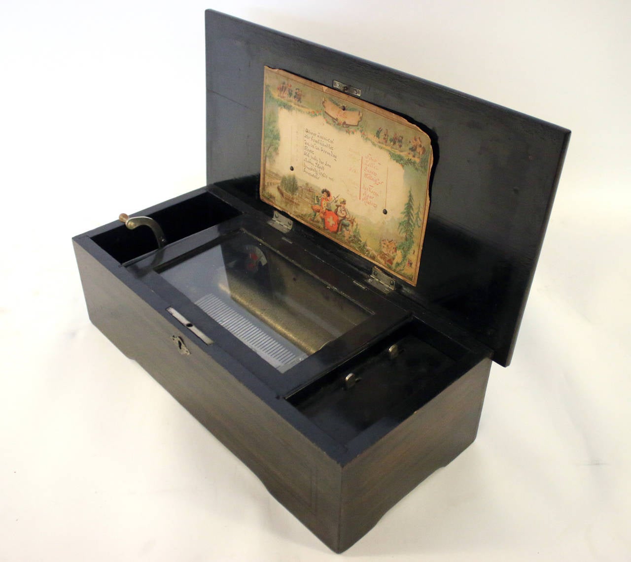 Inlay 19th Century Swiss Music Box