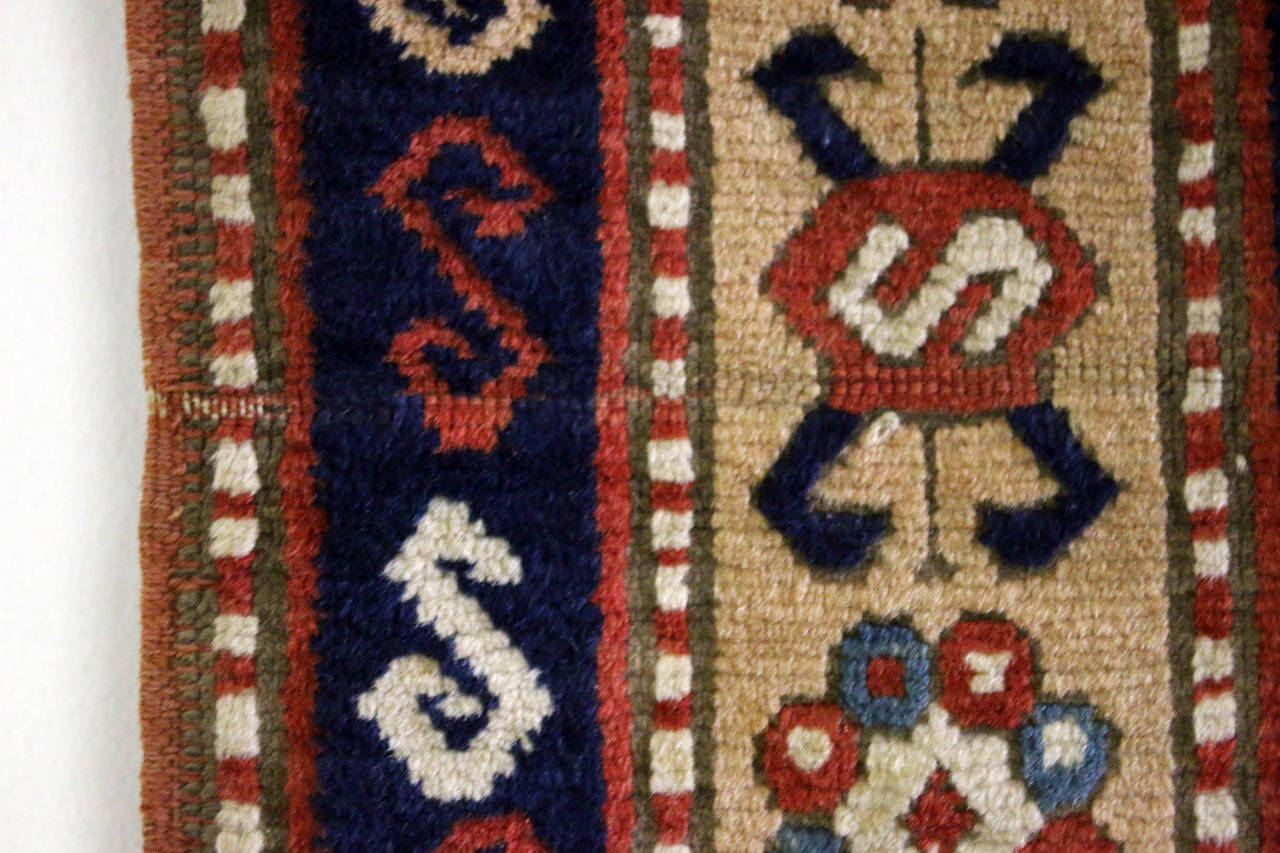 Late 19th Century Antique Caucasian Kazak Rug