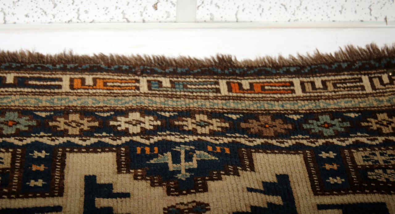 19th Century Antique Caucasian Shirvan Carpet For Sale